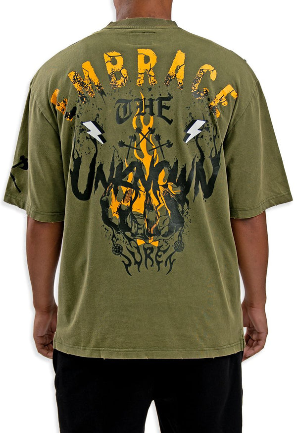 Embrace The Unknown Tee - Olive