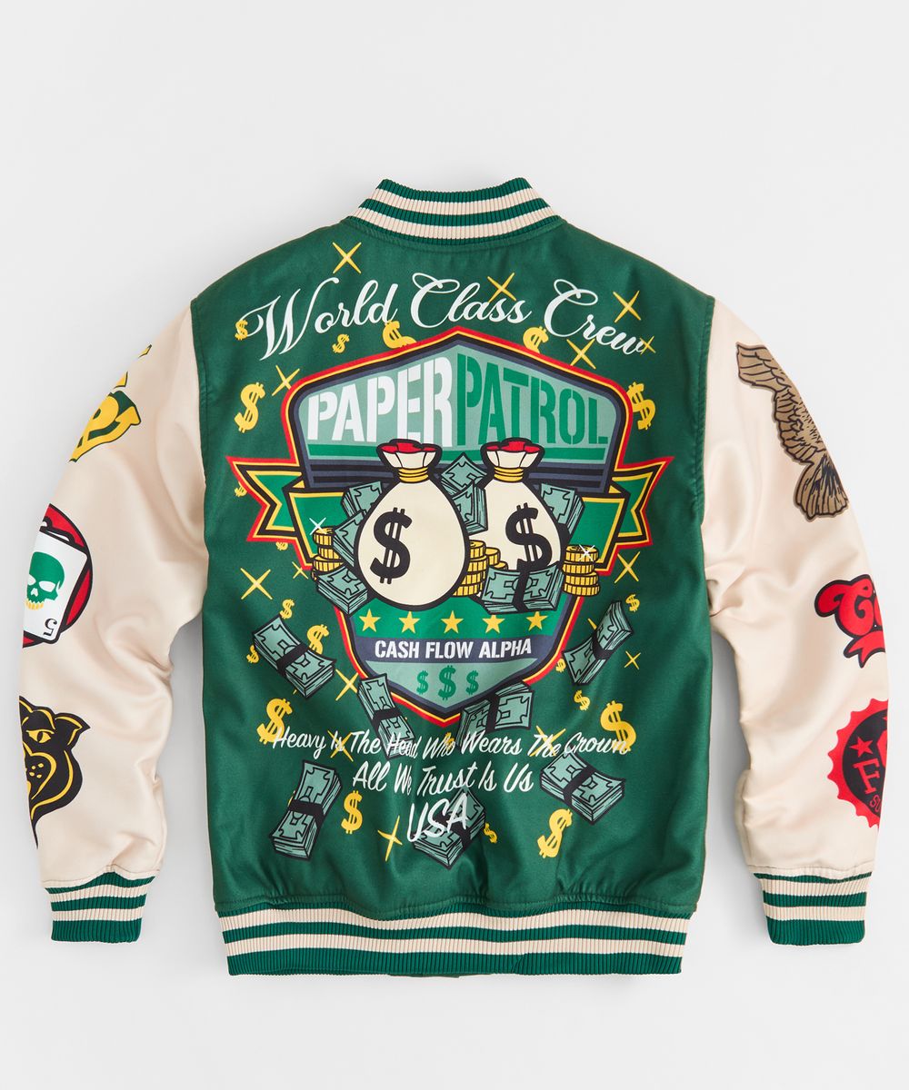 Cash Flow Varsity Jacket