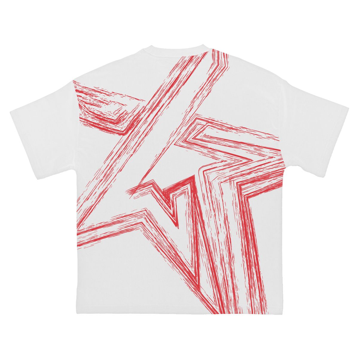 Riot Tee - White/Red