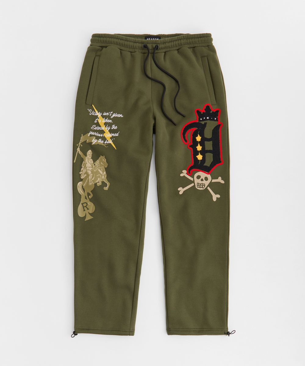Chenille Pant - Olive