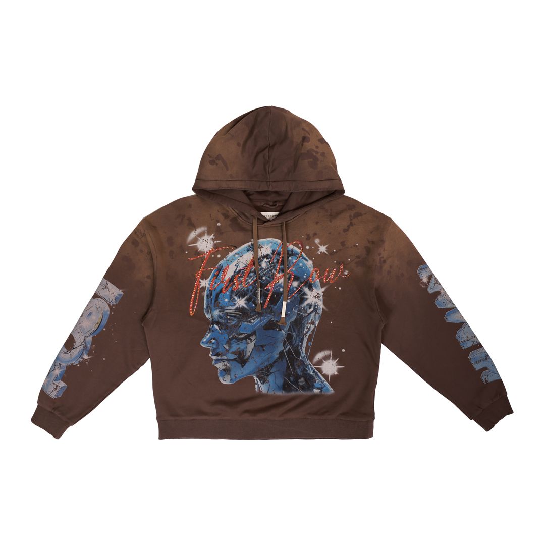 New Born Hoodie - Brown