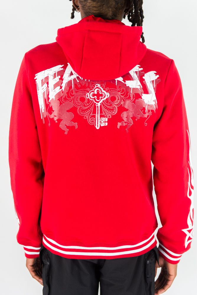 Fearless Varsity Hoodie - Red