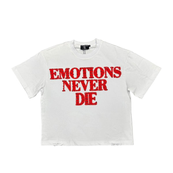 Red End Rhinestone Tee