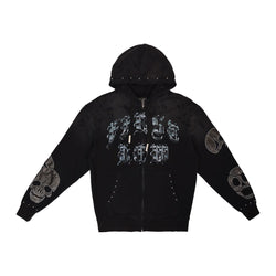 Wake Up Zip Up - Black