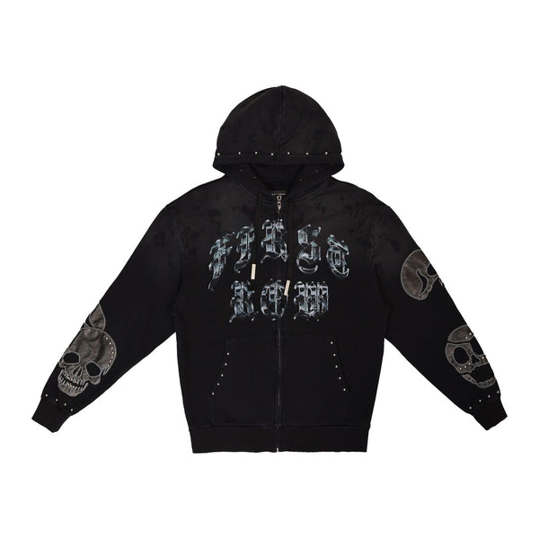 Wake Up Zip Up - Black