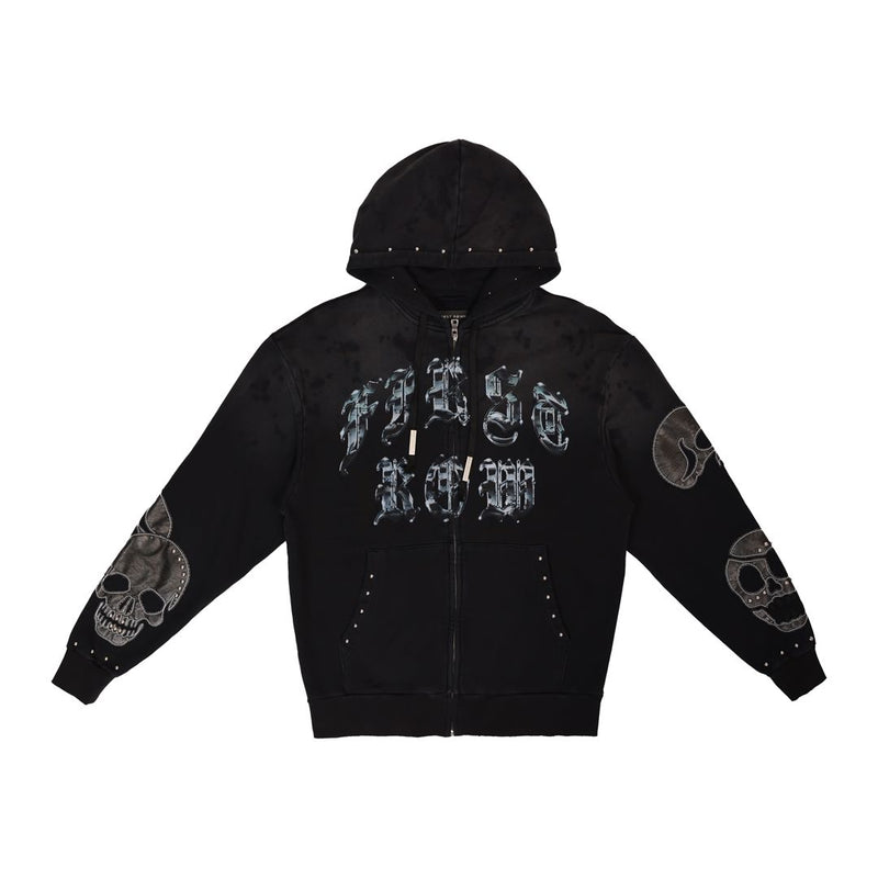 Wake Up Zip Up - Black