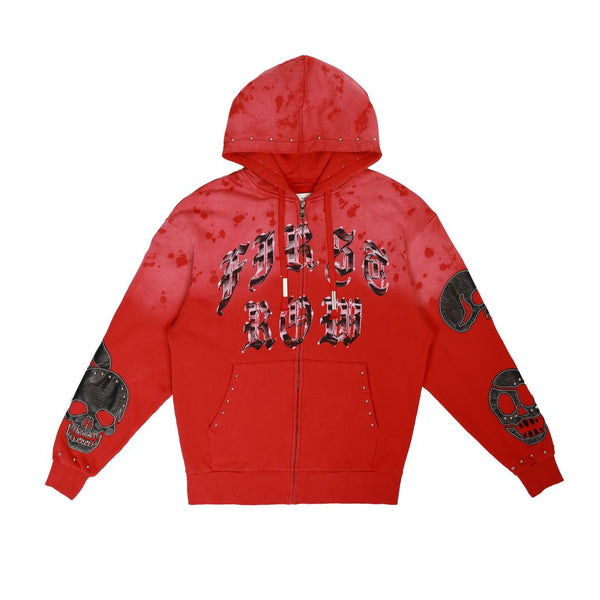 Wake Up Zip Up - Red