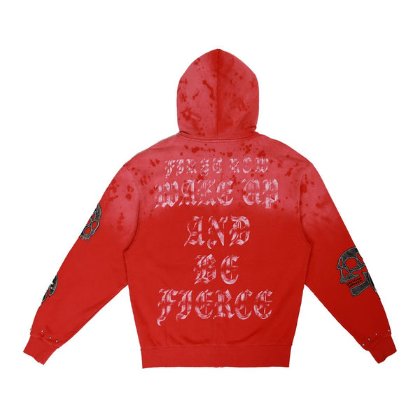 Wake Up Zip Up - Red