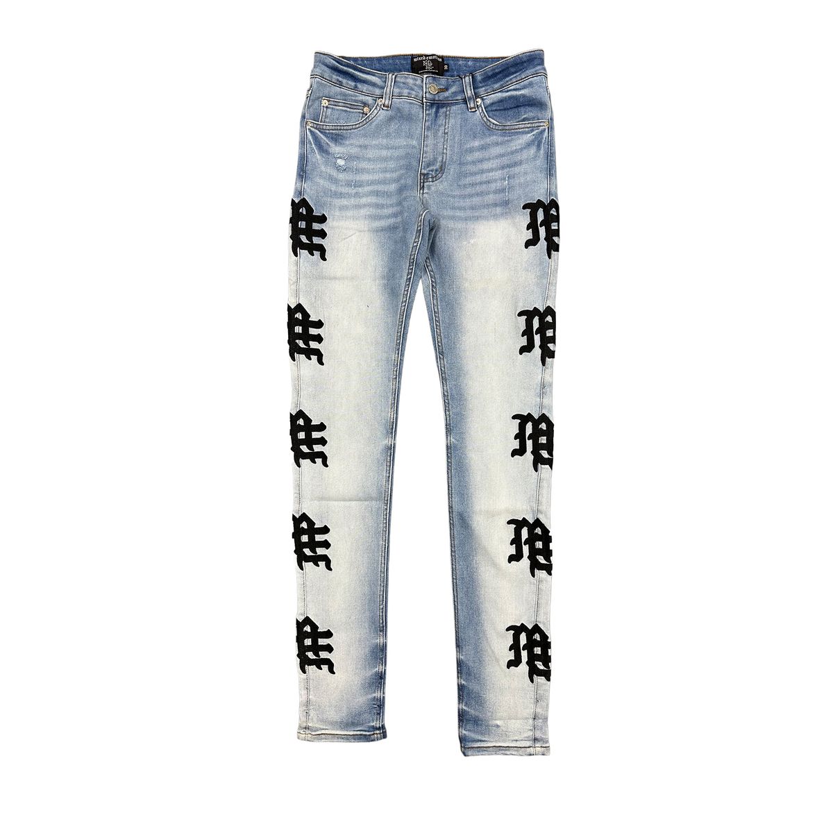 Monogram Denim - Light Blue