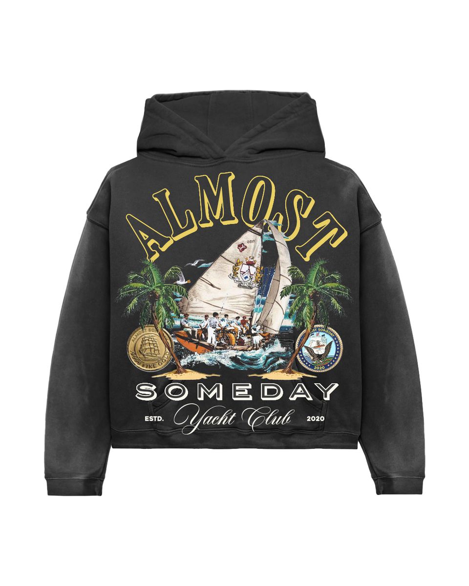 Yacht Club Hoodie - Black