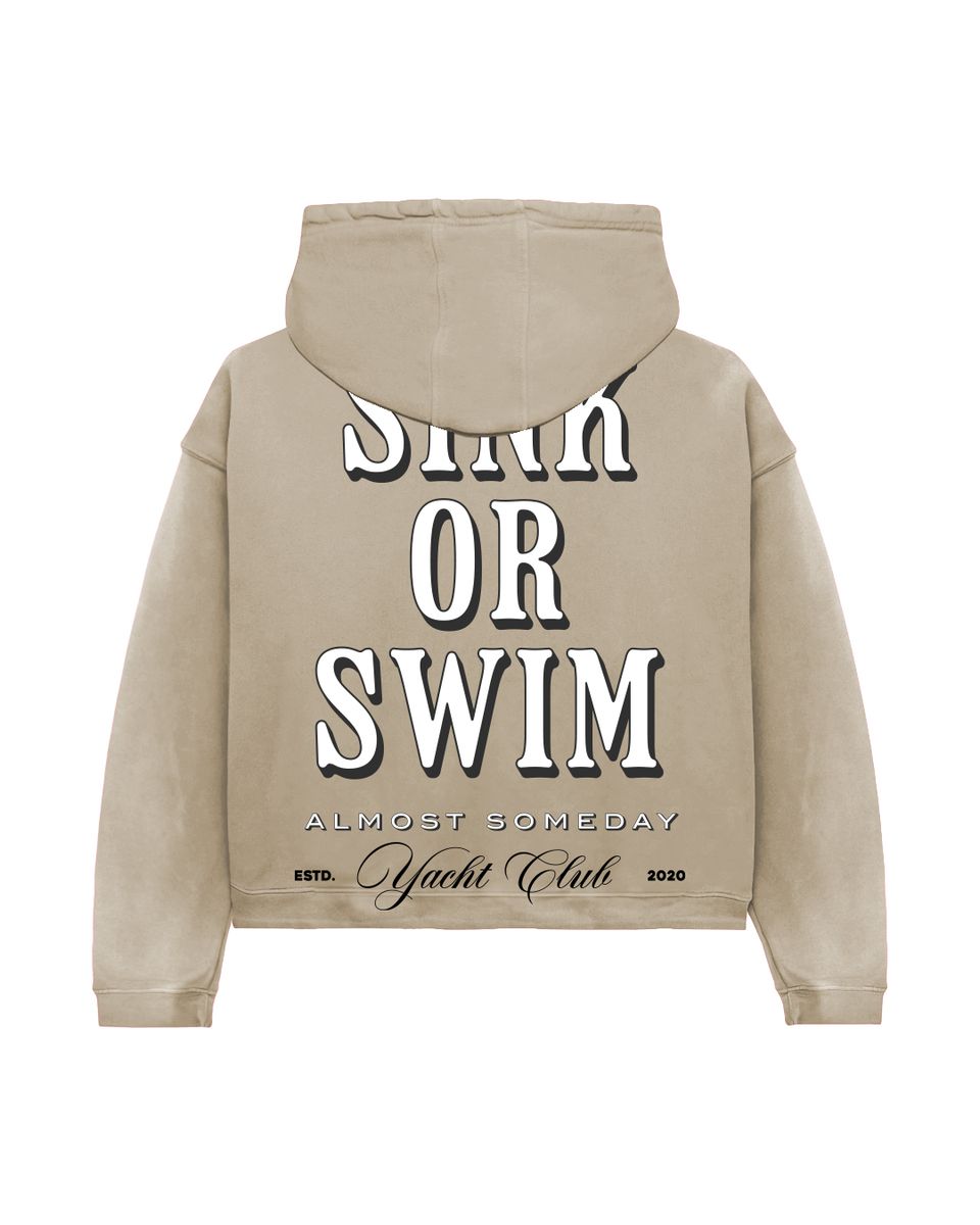 Yacht Club Hoodie - Tan