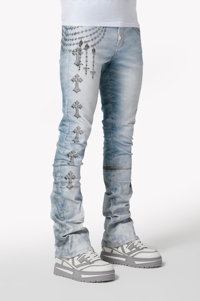 Aqua Blue Heavens Vault Denim
