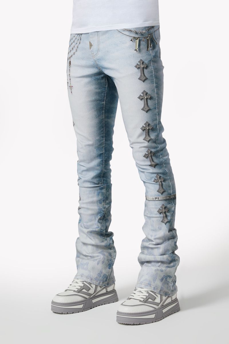 Aqua Blue Heavens Vault Denim