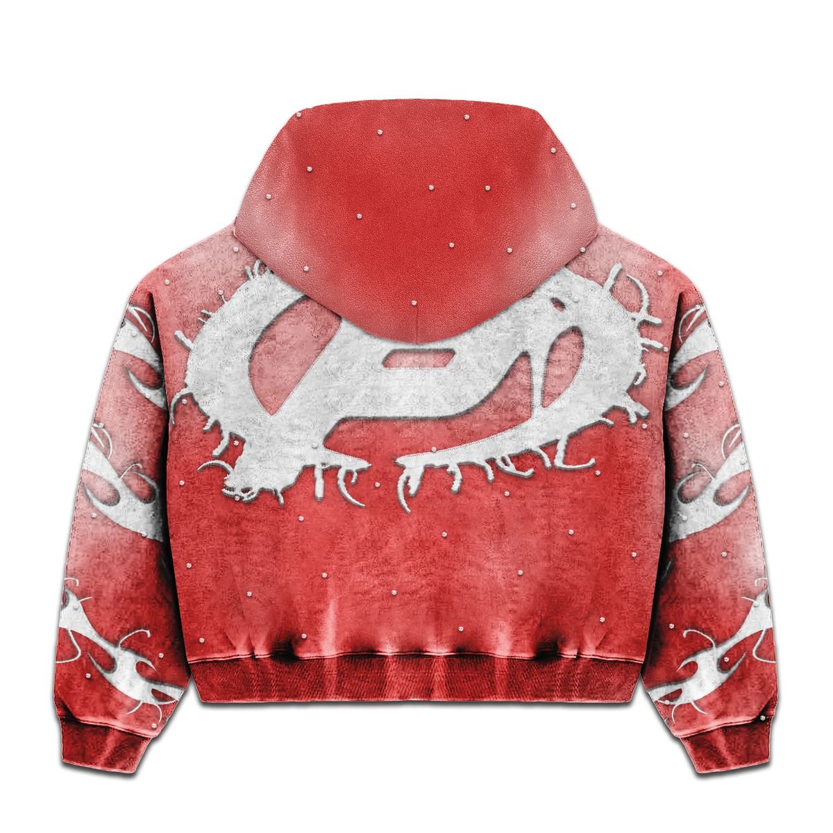 Flames Hoodie - Red