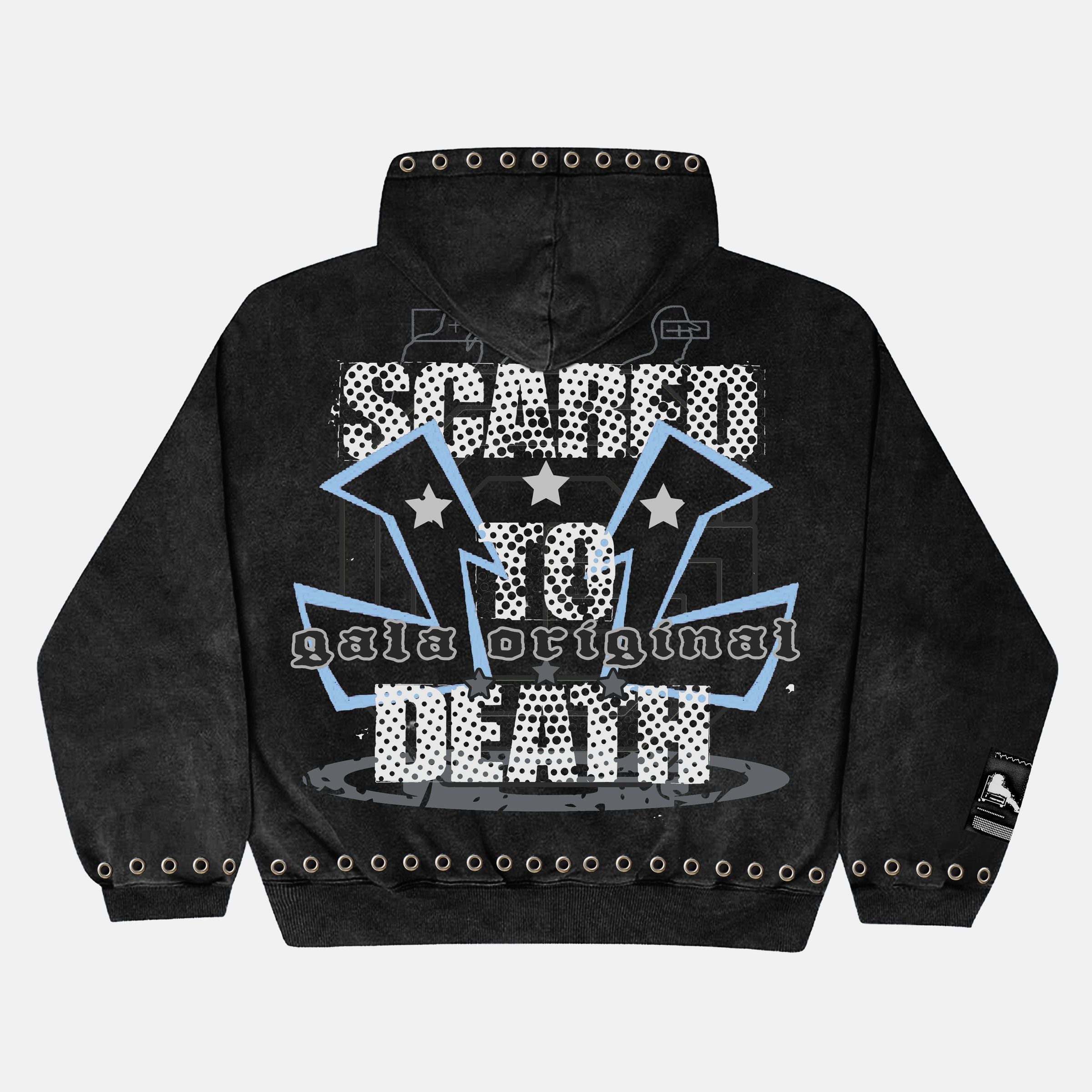 "HARPY" GROMMET HOODIE blc