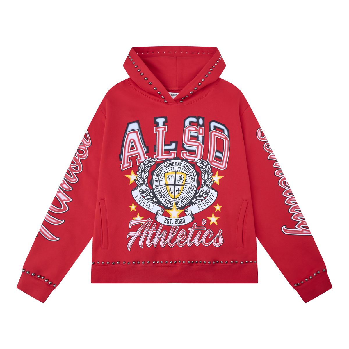 Also Athletics Hoodie - Red