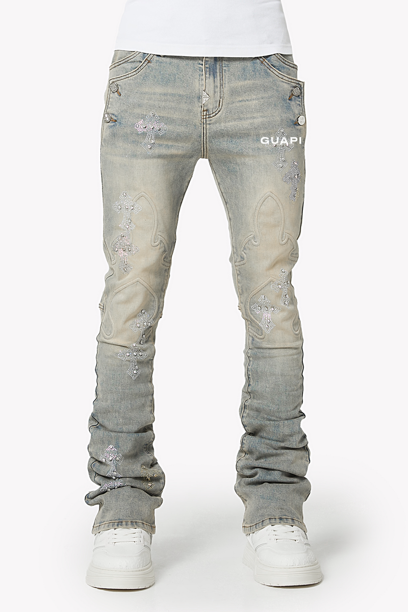 Faded Cross Denim - Faded