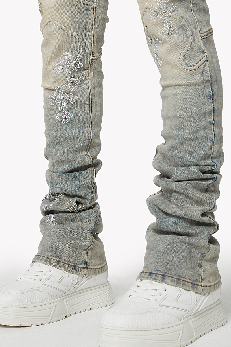 Faded Cross Denim - Faded