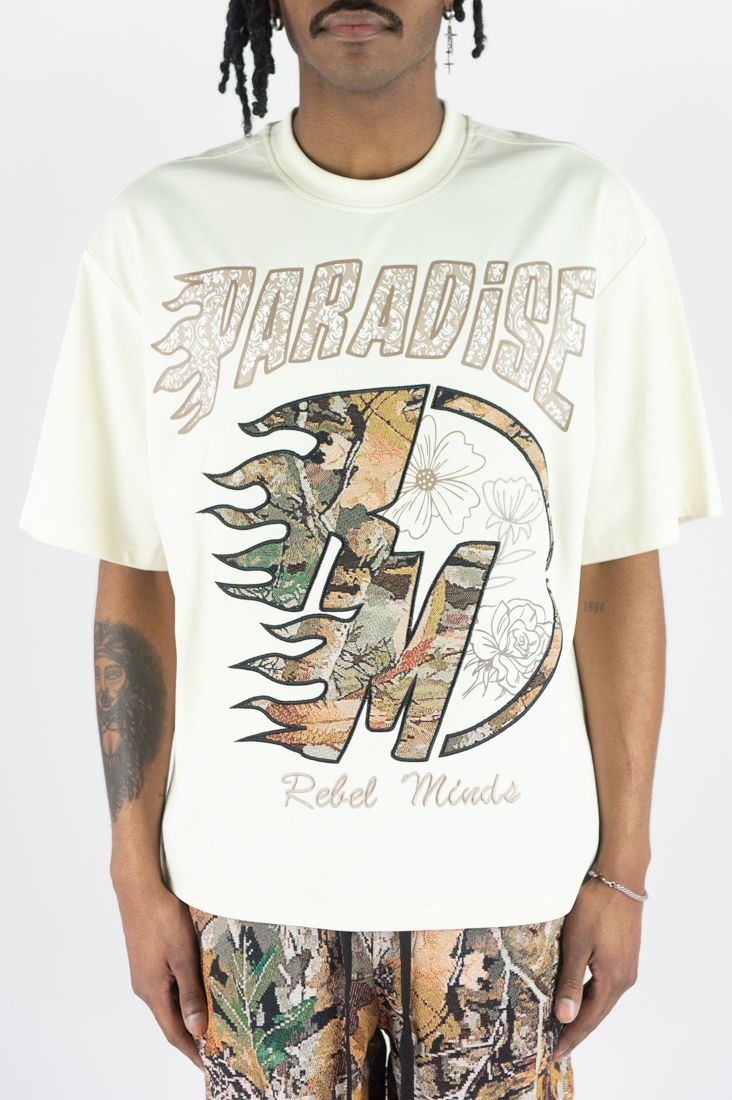 Rebel Paradise Tee - Tan