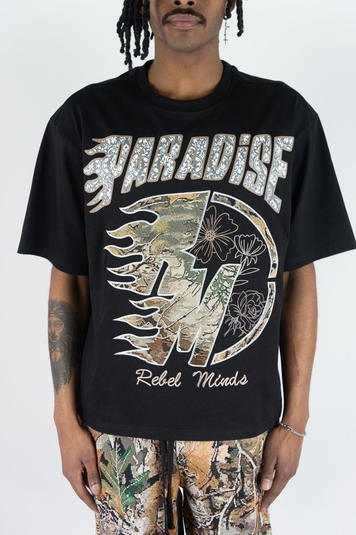 Rebel Paradise Tee - Black