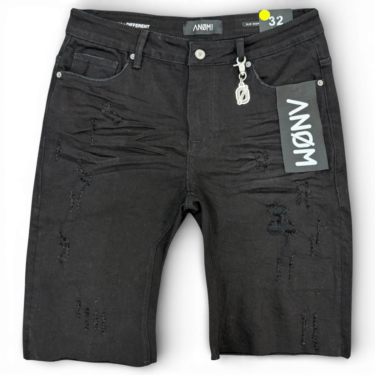 Shadow Jean Short - Jet black