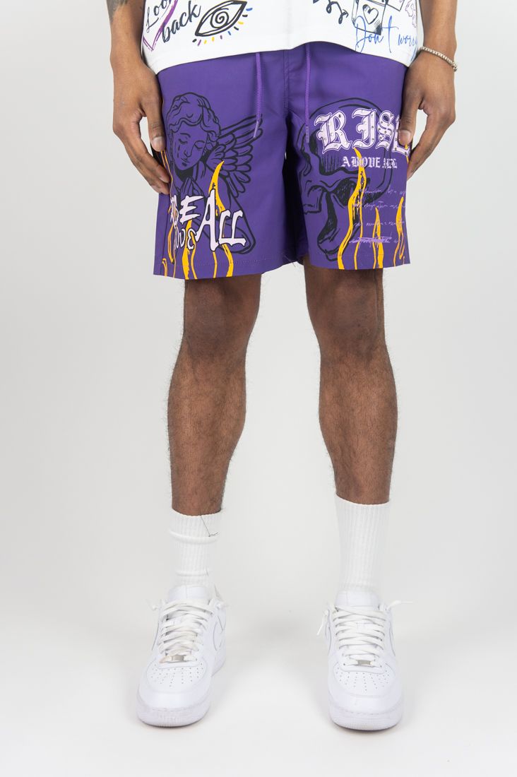 Rise Above All Shorts - Purple