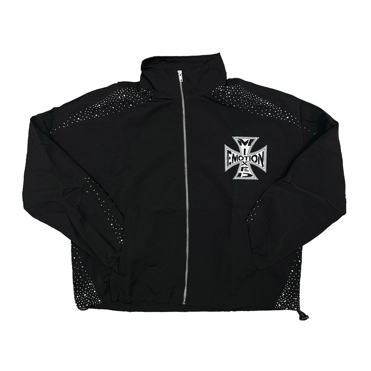 Mixed Emotion Nylon Jacket - Black