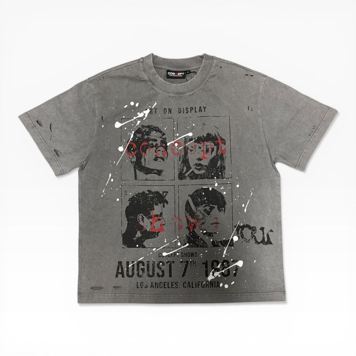 Tour Tee - Grey
