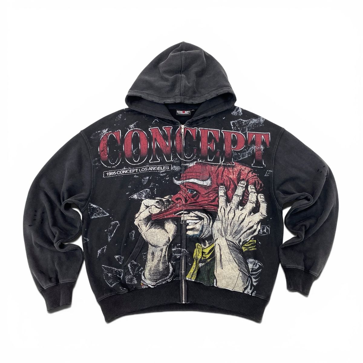 Facade Hoodie - Black