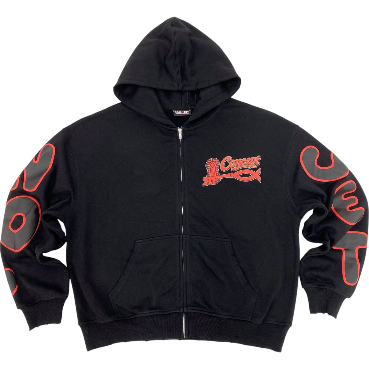 Faith Zip Up - Black
