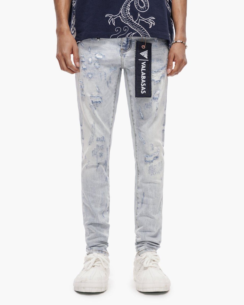 Collage Jean - Lt Blue Wash