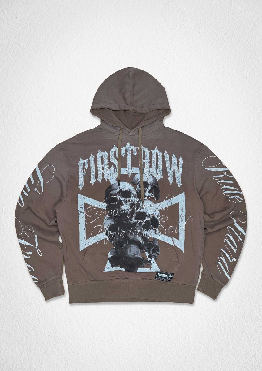 Live Free Hoodie - Brown