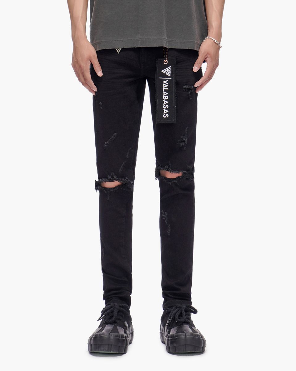 Stab Jet Black Jean