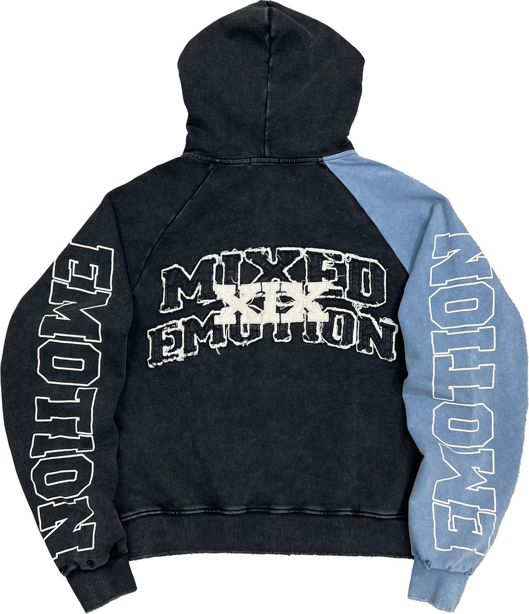 Split Decision Hoodie - Blue