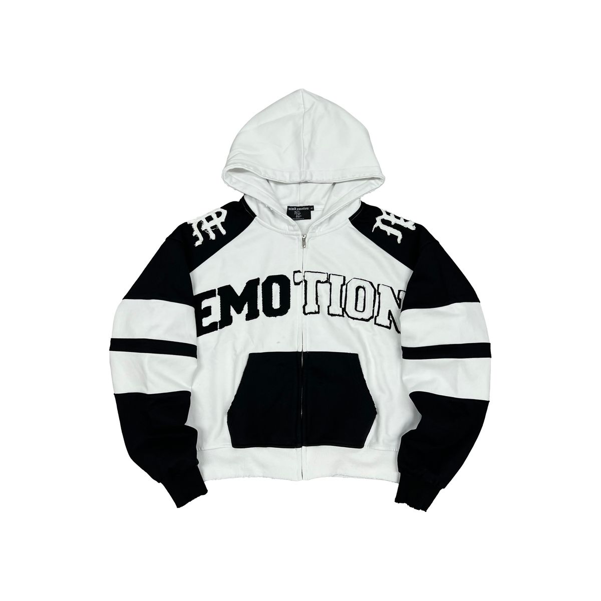 Split Decision Hoodie - White