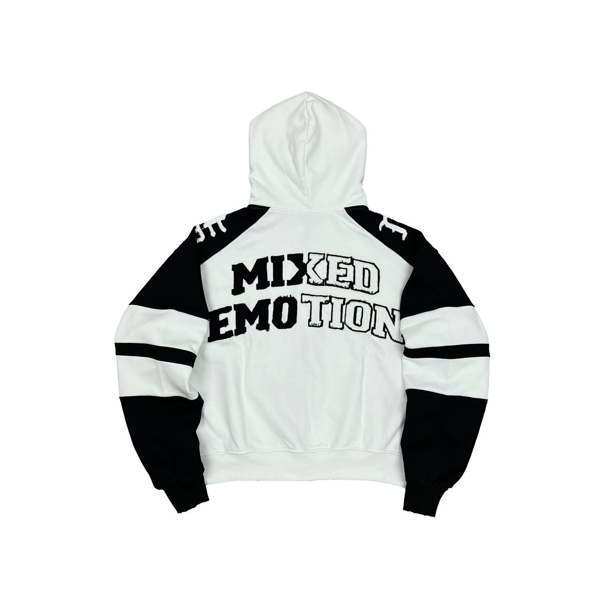 Split Decision Hoodie - White