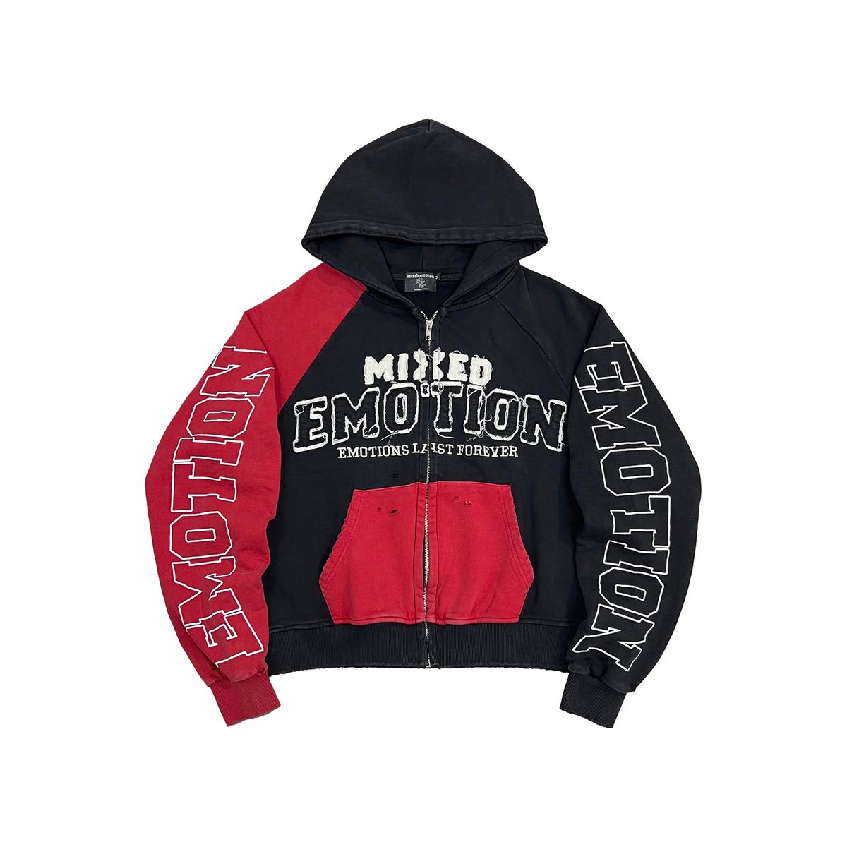 Split Decision Hoodie - Red
