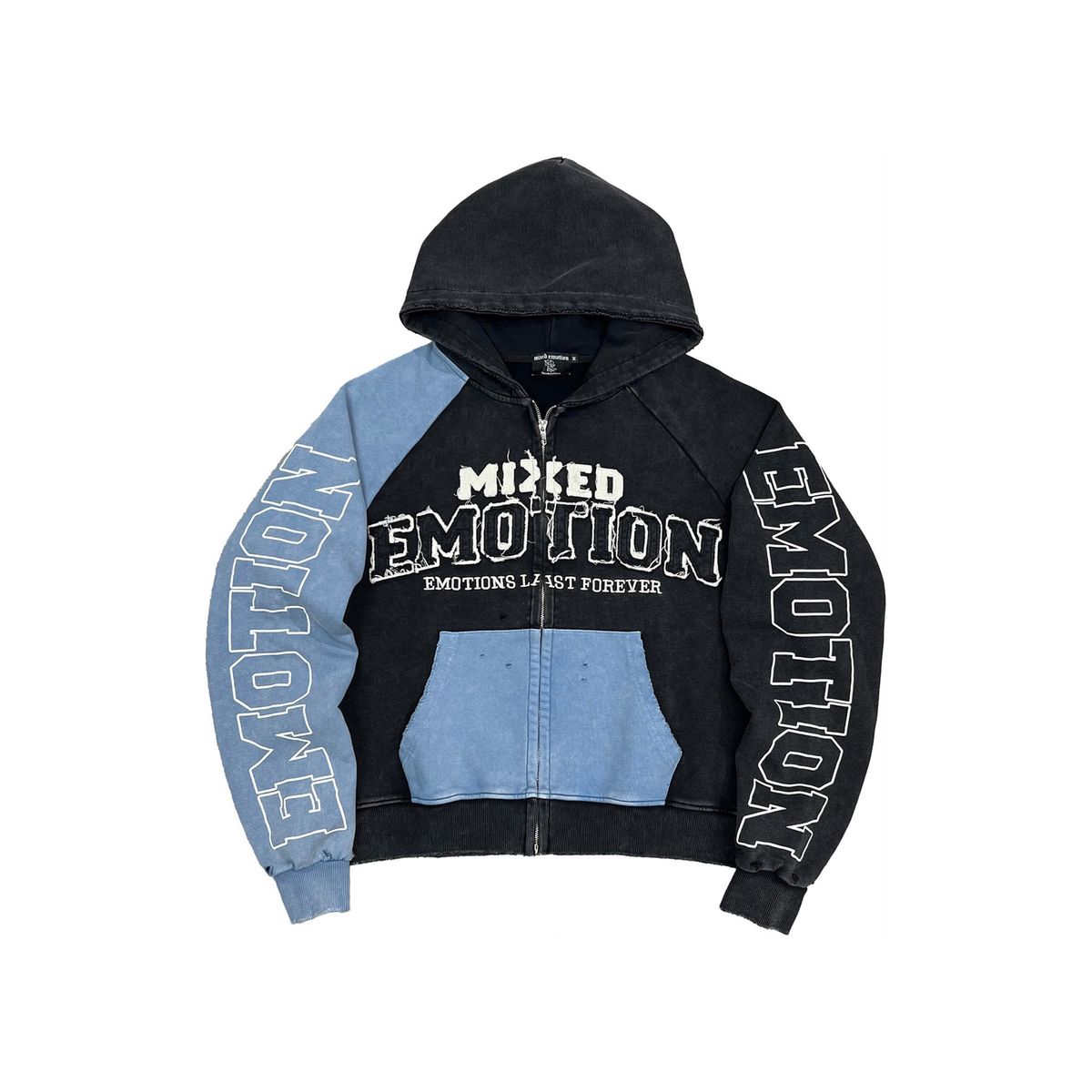 Split Decision Hoodie - Blue