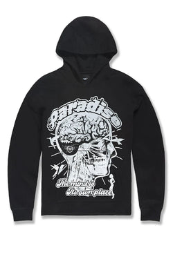 Cranial Paradise Pullover Hoodie blac