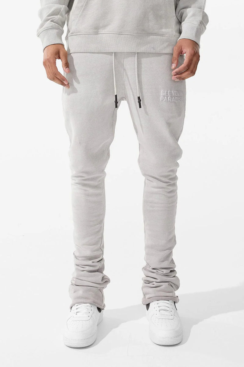 PARADISE WASHED STACKED - Grey