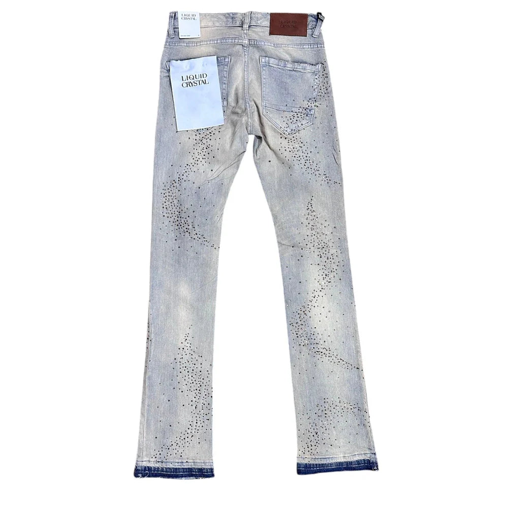 Liquid Crystal Denim - Ice Antique
