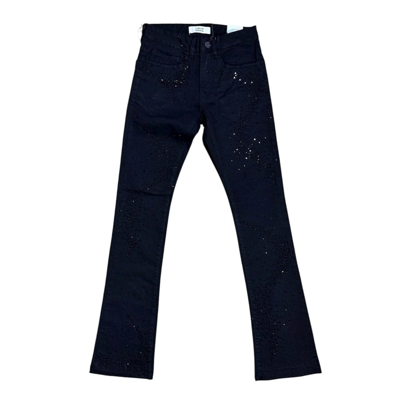Liquid Crystals Denim - Black