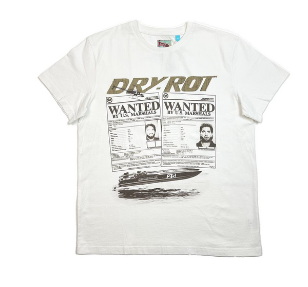 Dry Rot Wanted Tee - White