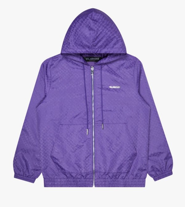 Monogram Jacket - Purple