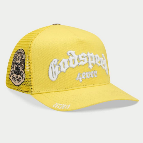 Godspeed Forever Trucker Hat - Yellow