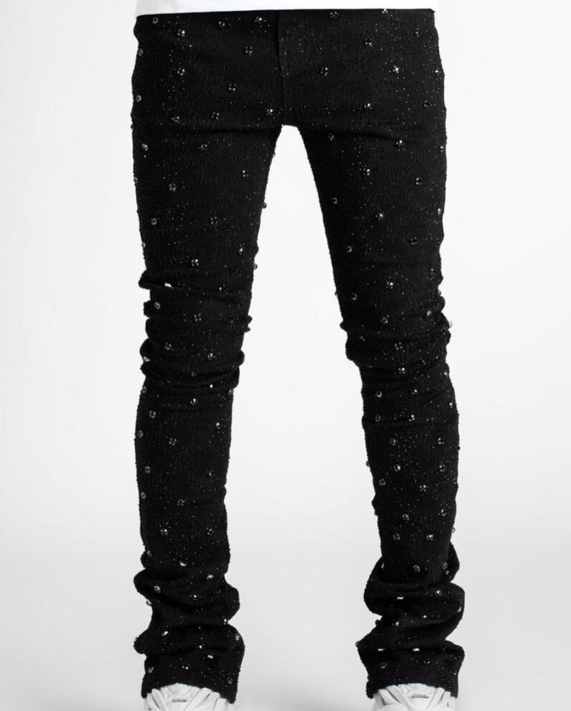 All Black Embellished Denim