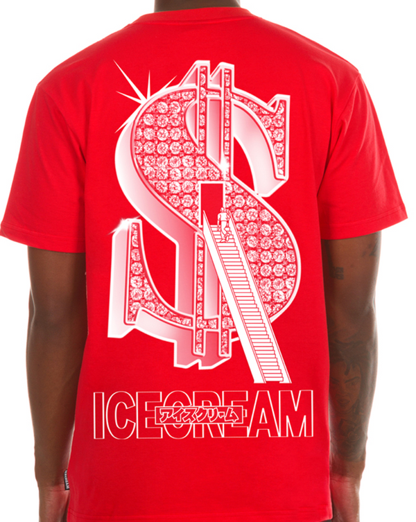 Stairs To Success Tee - Red