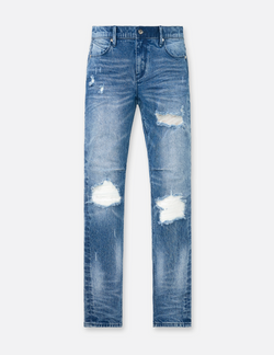 Clayton Medium Wash Distressed Denim