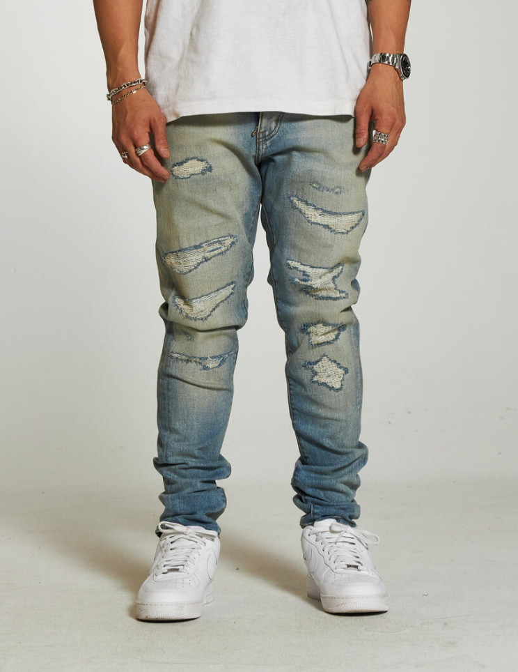 Atlantic Denim - Stone Distressed