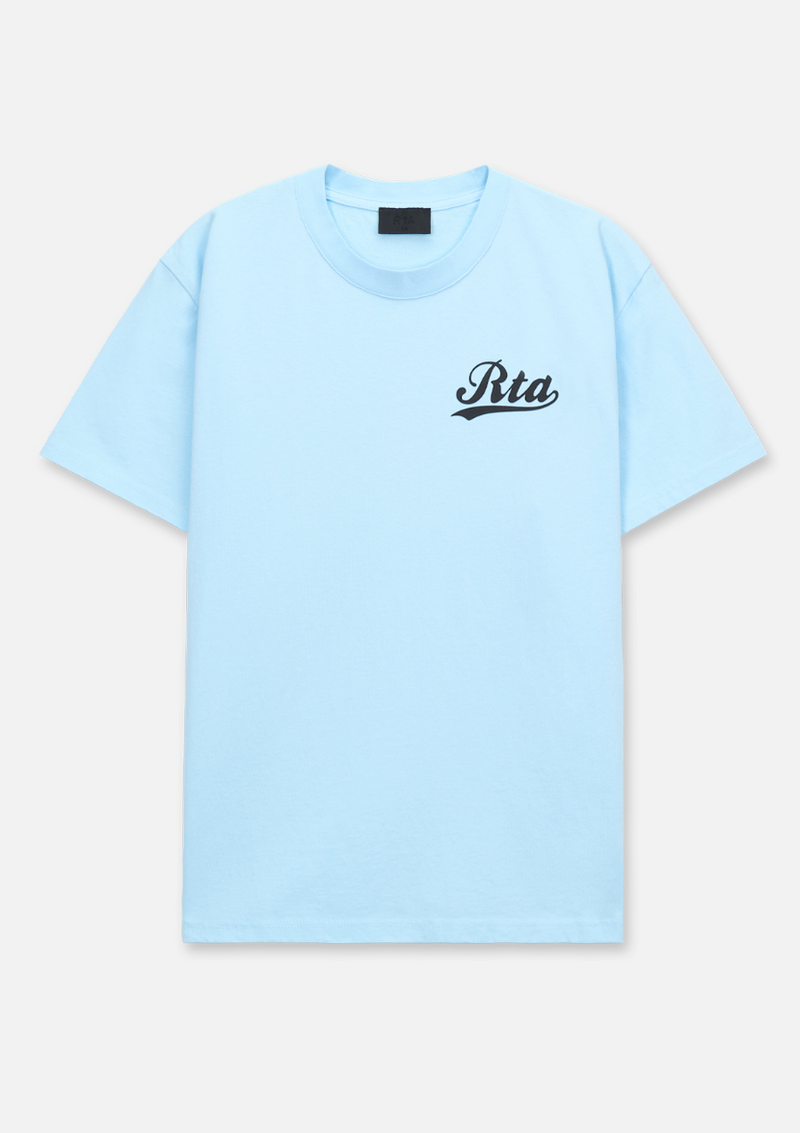 Liam Collegiate Tee - Light Blue